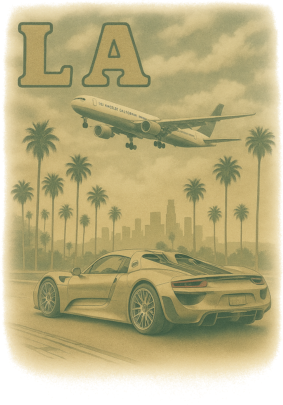918 spyder LA T-SHIRT